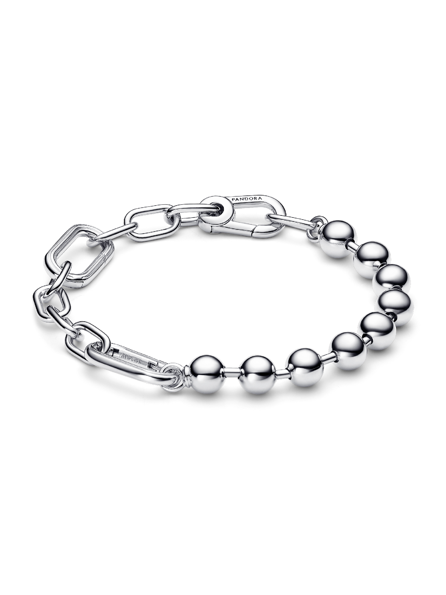 Pandora ME Metal Bead & Link Chain Bracelet