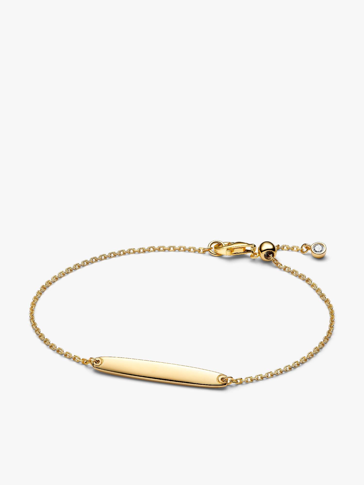 Engravable Bar Chain Bracelet