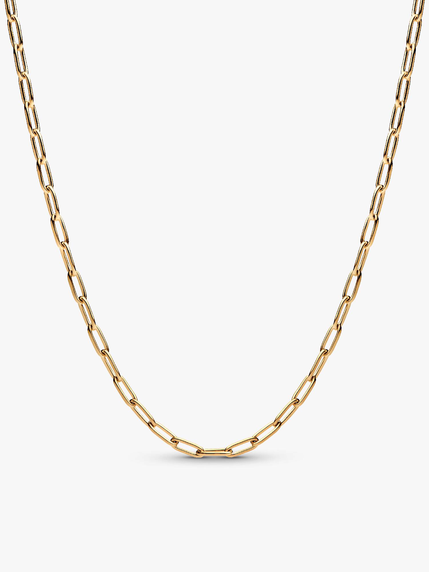 Elongated Link Chain Necklace