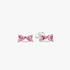 Sparkling Pink Bow Stud Earrings Sparkling Pink Bow Stud Earrings