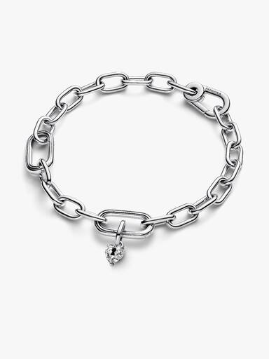 Keyhole Heart Mini Dangle Charm