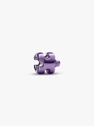 Purple Puzzle Piece Mini Charm
