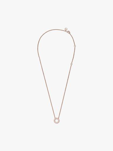 Pandora Logo Pavé Circle Collier Necklace