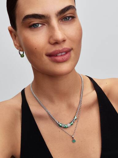 Green Elephant Mini Charm