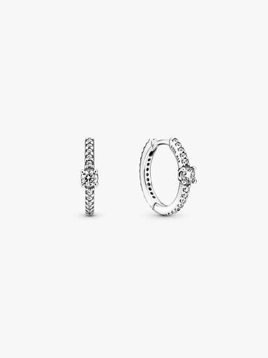 Sparkling Hoop Earrings