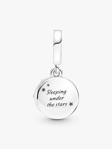 Camping Night Sky Double Dangle Charm