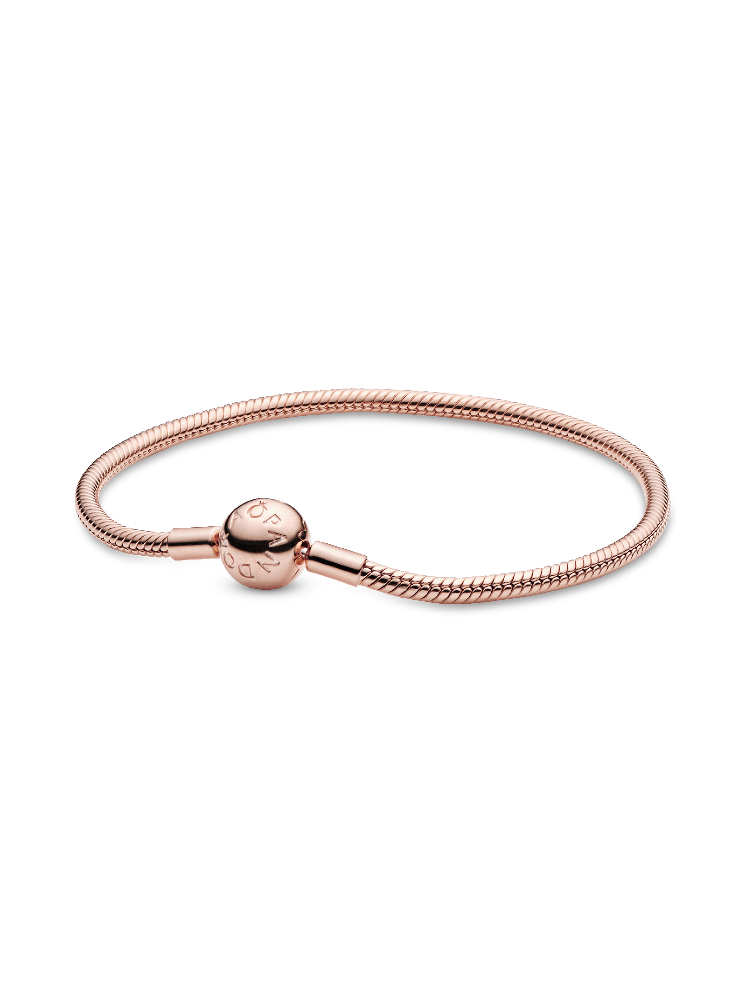 14k Rose gold-plated snake chain bracelet
