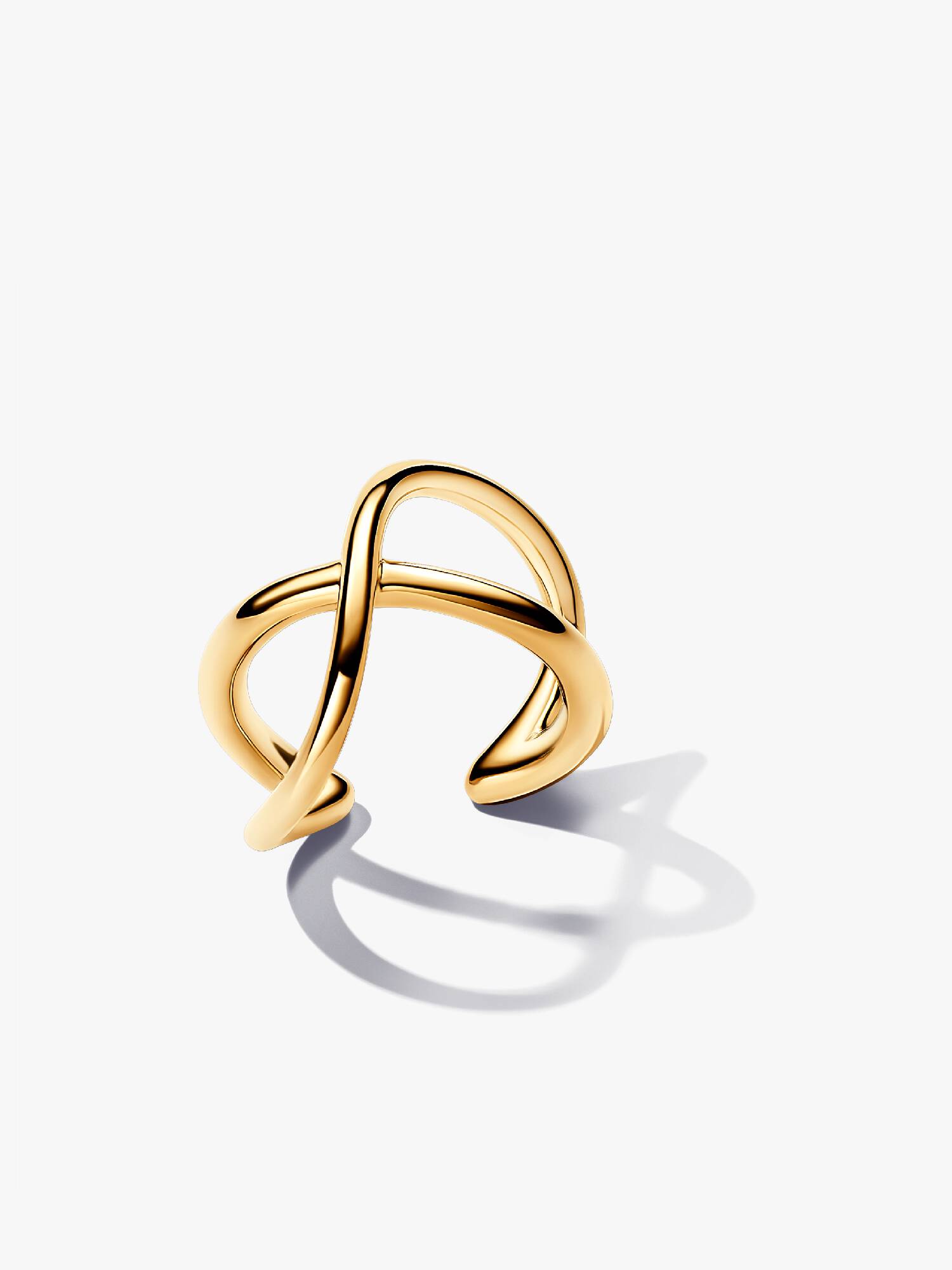 Organically Shaped Infinity Ear Cuff