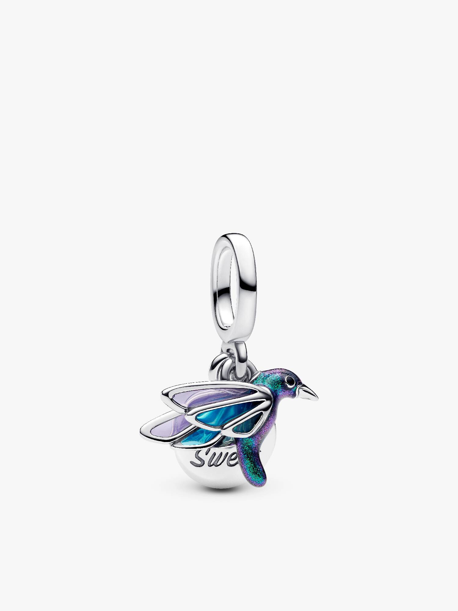 Hummingbird Double Dangle Charm