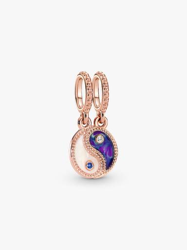 Splittable Yin & Yang Sparkling Dangle Charm