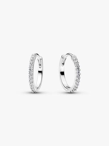 Sparkling Mini Hoop Earrings