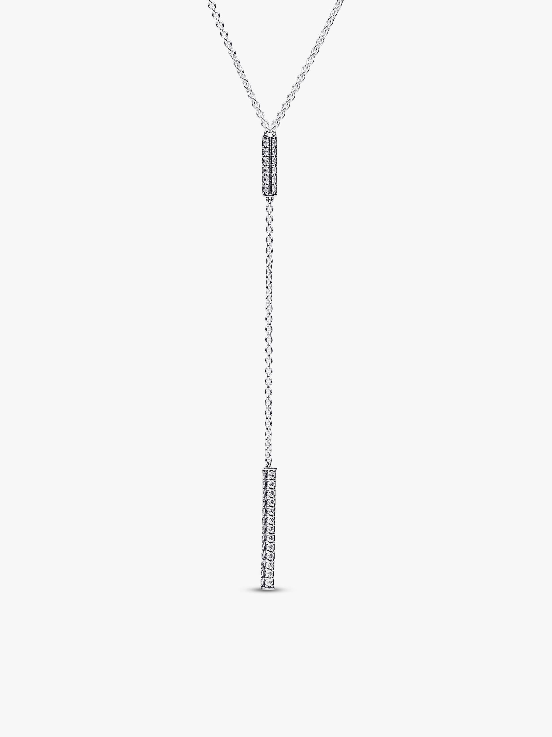 Pandora Timeless Pavé Prism Drop Necklace
