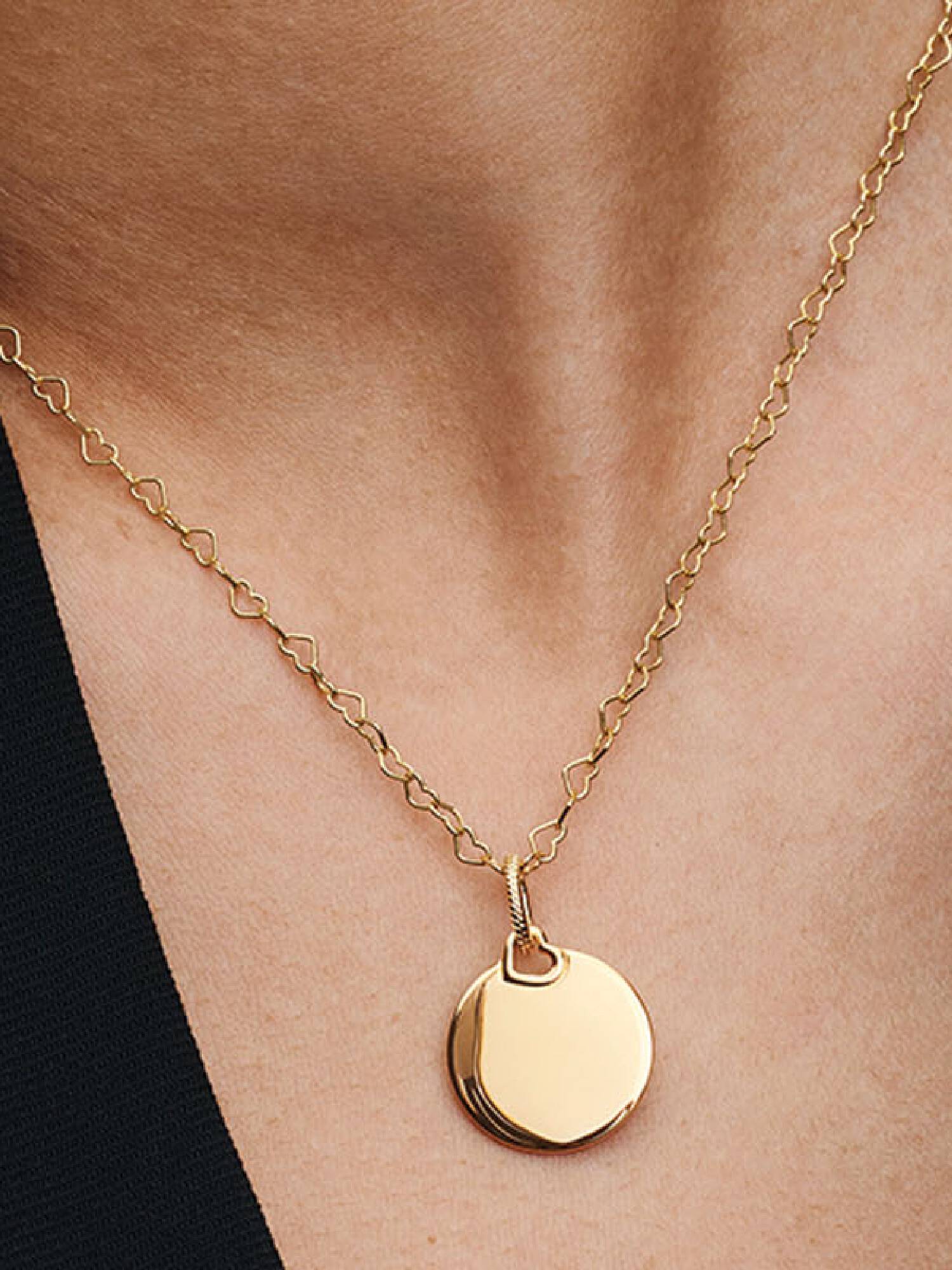 Engravable Round Tag Dangle Charm