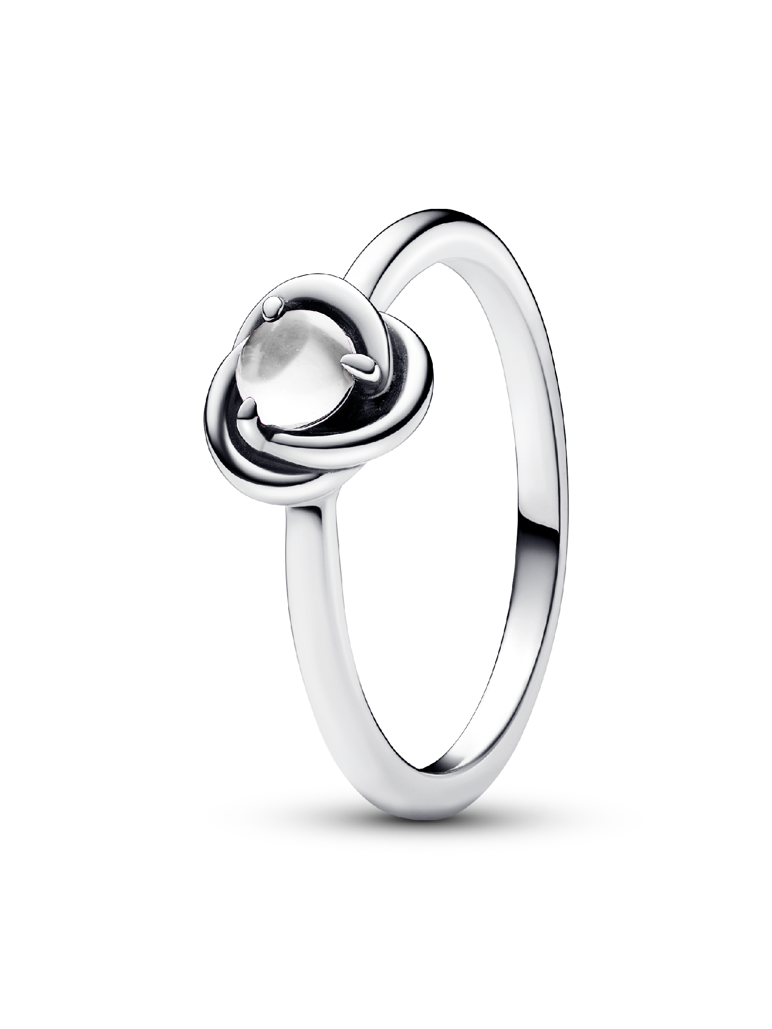 April Birthstone Eternity Circle Ring