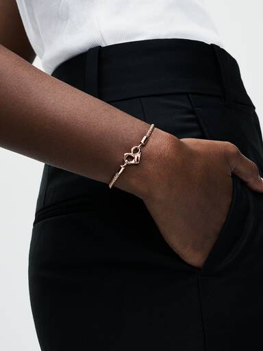 Pandora Moments Studded Chain Bracelet