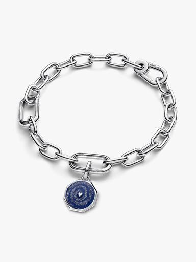 Pandora ME Galaxy Heart Medallion Charm