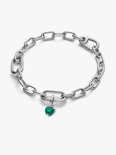 Pandora ME Green Chakra Heart Mini Dangle Charm