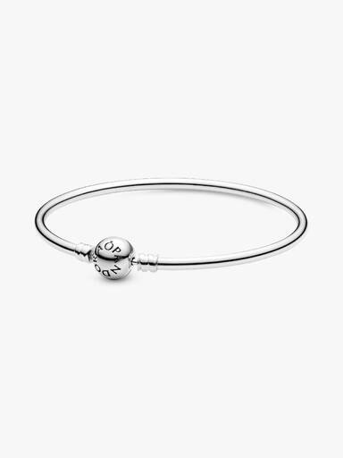 Silver bangle bracelet