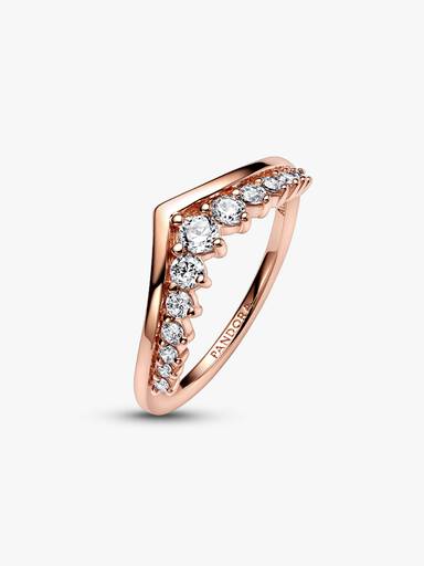 خاتم "Wish Floating" المرصوف بالأحجار من Pandora Timeless