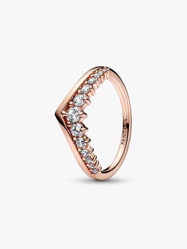 خاتم "Wish Floating" المرصوف بالأحجار من Pandora Timeless